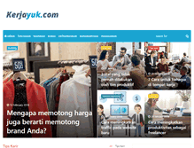 Tablet Screenshot of kerjayuk.com